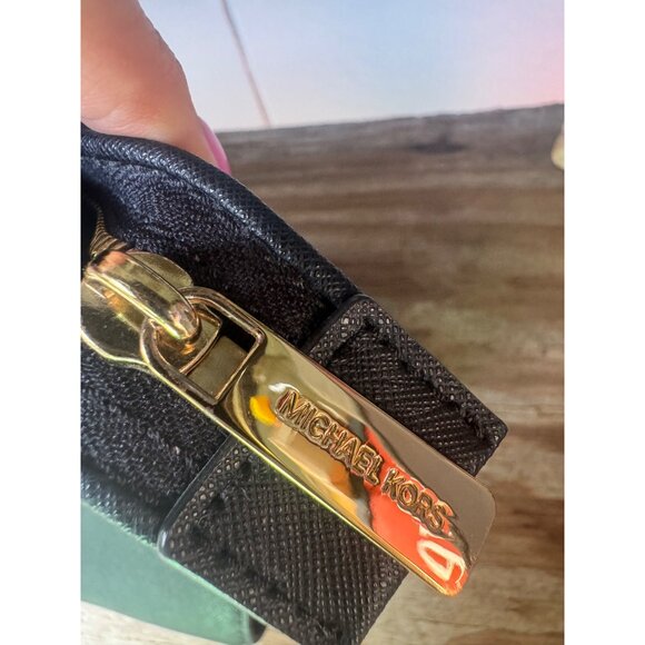 Michael Kors Black Saffiano Leather Selma Convertible Satchel Bag - Picture 8 of 11